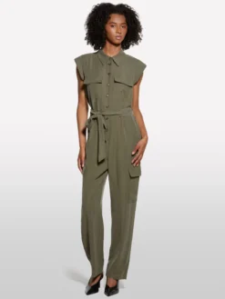 Tuta cargo verde militare